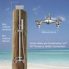 Aolemi Wall Mount Outdoor Shower Kit,Outdoor Shower Fixtures Faucet System