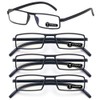 TERAISE Reading Glasses for Men 4-Pack Ultralight Blue Light Blocking