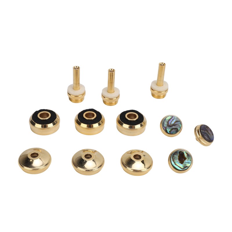 Trumpet Valve Finger Button Metal Abalone Shell Inlay Trumpet Button