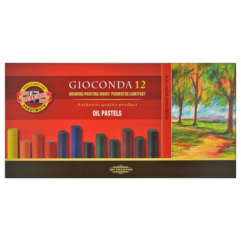 KOHINOOR Oberstaufen 12 Round Oil Pastels 8352