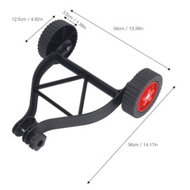 Tissting Lawn Mower Support Wheel Adjustable String Trimmer Support Wheel Attachment Gardening Weed Wacker Wheels for 23-28mm Mowers Shaft Tubes
