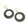 Shungite earrings Double Circle