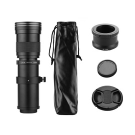 Super Telephoto Zoom Lens, 420-800mm F/8.3-16, NEX E-Mount Camera, T2 Mount, for DSLR SLR Cameras (Black)