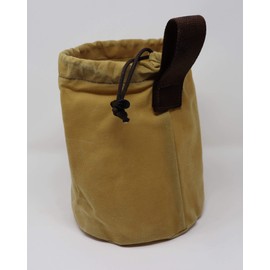 Bushcraft Cookware Bag | Waxed Canvas Bush Pot Bag | Camp Kettle Bag | Outdoor Cooking Kit | Coffee Pot Bag | Foragers Belt Bag