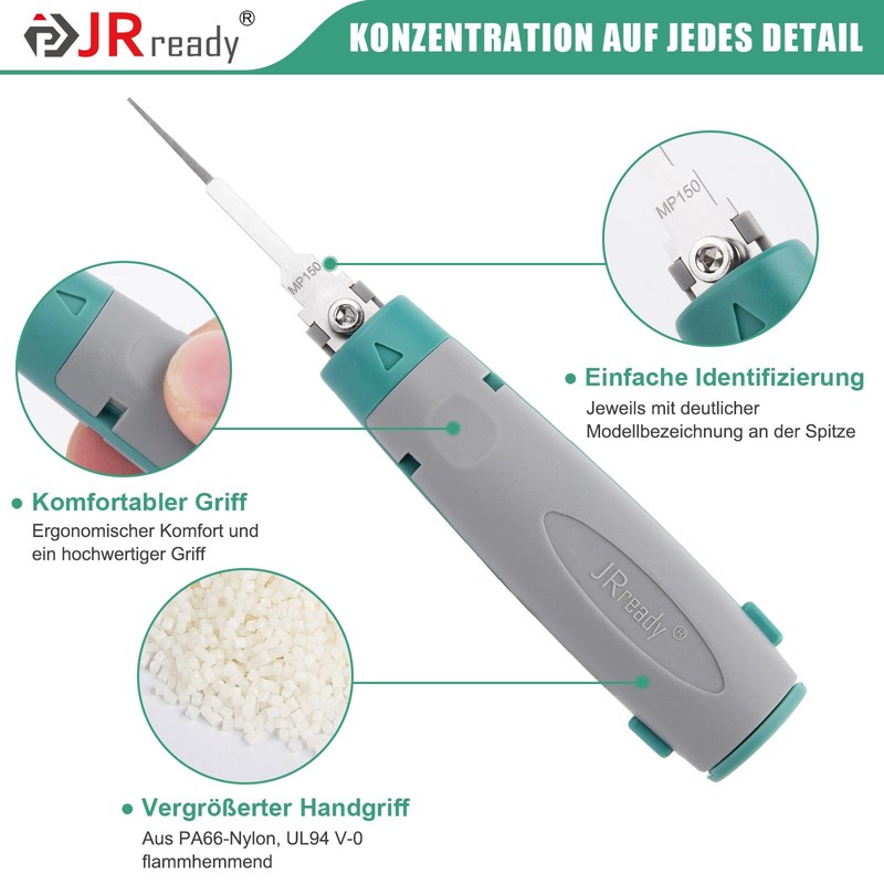 JRready JRconDRK21A10-02 Pin Tool Kit Release Tool with Protective Case