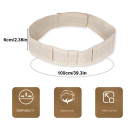 SGERUFZ 1 x Peritoneal Dialysis Belt, Abdominal Dialysis Belt, Breathable, Adjustable, Catheter Protective Belt, Catheter Support, Abdominal Dialysis (M)