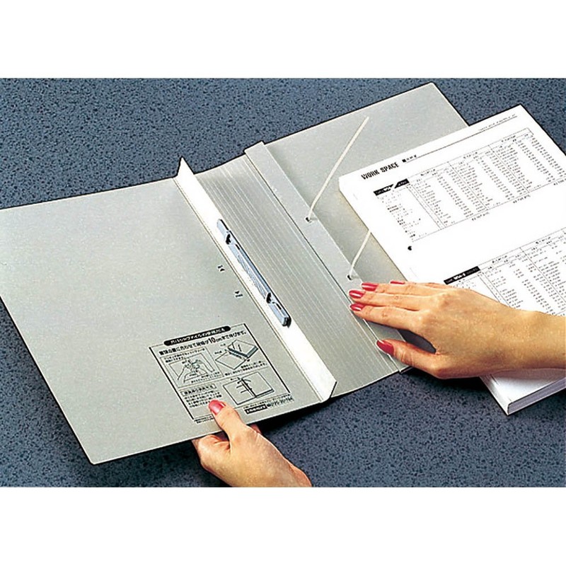 コクヨ ファイル ガバットファイル ストロングタイプ A4 耐水表紙 1000枚収容 グレー フ-S90M