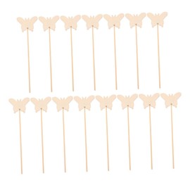 jojofuny 15Pcs Unfinished DIY Fairy Wands for Painting Craft Projects Lightweight Smooth Fairy Sticks for Activities Parties Creative