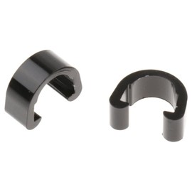 Pack of 10 Bicycle Cable Clamps Aluminium C-Clip Bicycle C-Clip Brake Cable Clip Bicycle Pull Fastening Clamp Brake Line Attachment Frame for Bicycle Brake Cable Shift Cable Rope C-Shape
