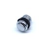 Arcity 5 Pcs 24mm Arcade Push Buttons Round Chrome Plated