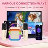 Mini Karaoke Machine for Kids Adults, Portable Bluetooth Speaker with