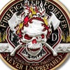 Armor Coin & Emblem - Thin Red Line Firefighter Forever