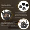Dyna-Living Cast Iron Teapot Japanese Tea Kettle Set 1200ml/40.6oz Japanese