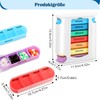 VMUTGA Pill Box, 7 Days with 4 Compartments for Morning,