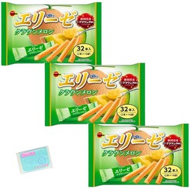 Ｍｏｎｏｌｏｇ Sｔｙｌｅ ブルボン エリーゼ クラウンメロン 32本入(2本×16袋) ×3袋セット ★スラスラ本舗オリジナルポケットティッシュ付き★