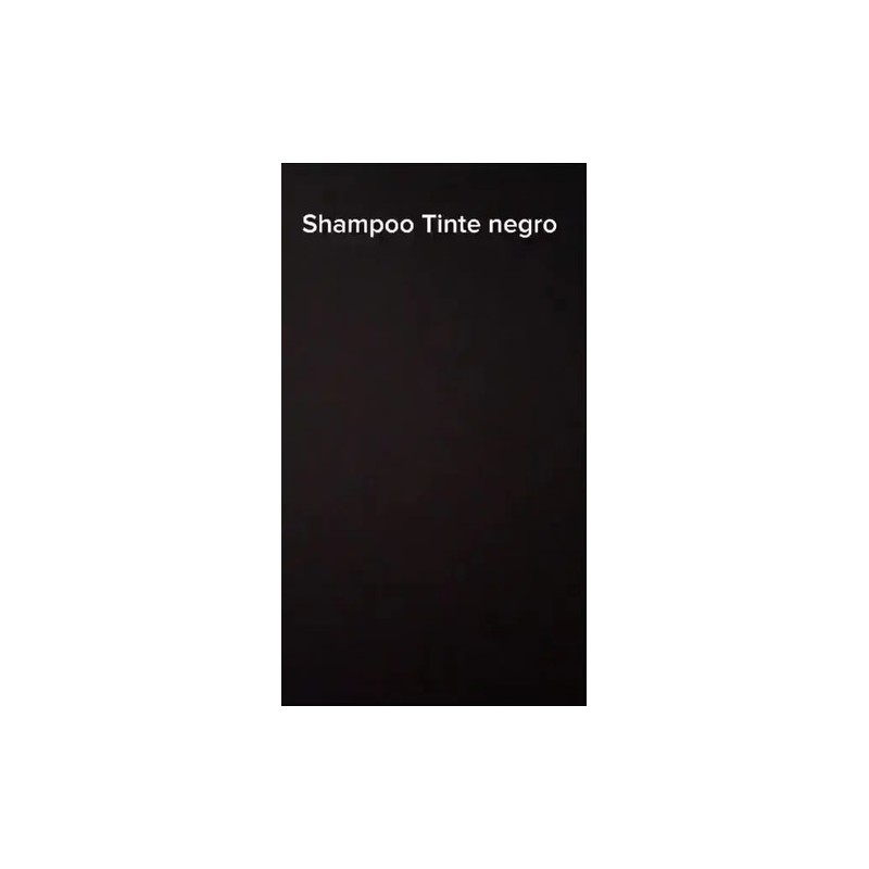 Shampoo Champú Tinte Negro Cubre Canas 3 En 1