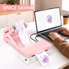 Rongta Label Holder for Rolls and Fan-Fold Labels (Light Pink)