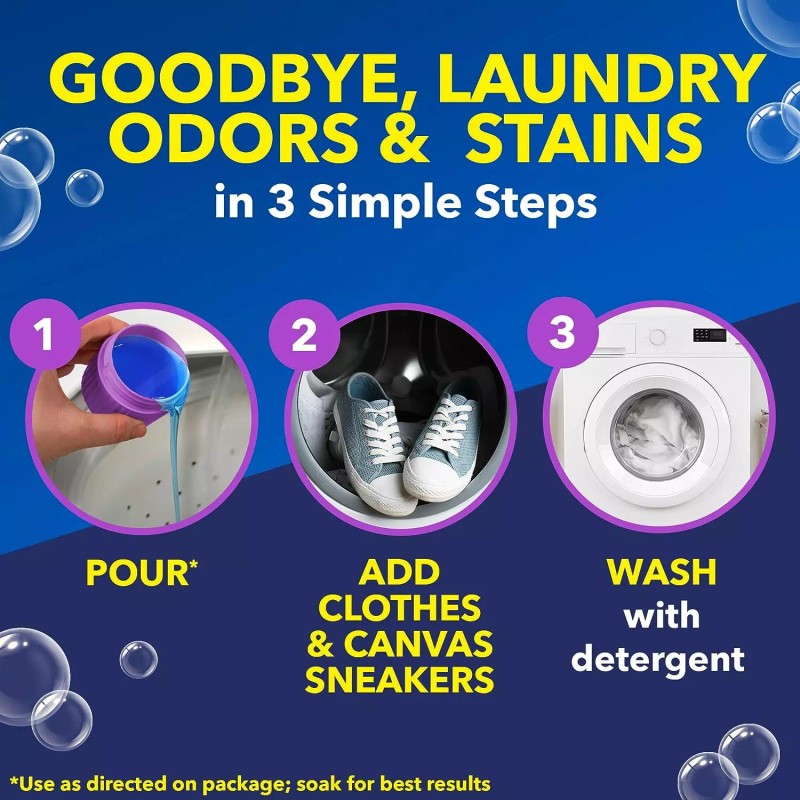 Oxiclean Odor Blasters Odor and Stain Remover Laundry Booster Liquid,