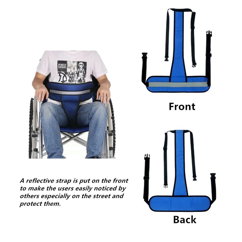 WEEOATAR Wheelchair Safety Belt,T-Shape Chair Waist Lap Strap Prevent Tilting