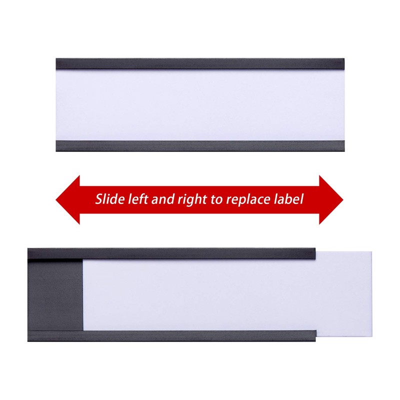 Eeoyu Magnetic Label Holders with Magnets Magnetic Data Card Holders
