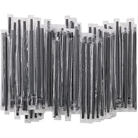 Individually Wrapped Coffee Stirrers (Black, 500)