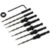 iuniq Tapered Drill Bits 9PCS Pilot Screw Hole Set Enjoy