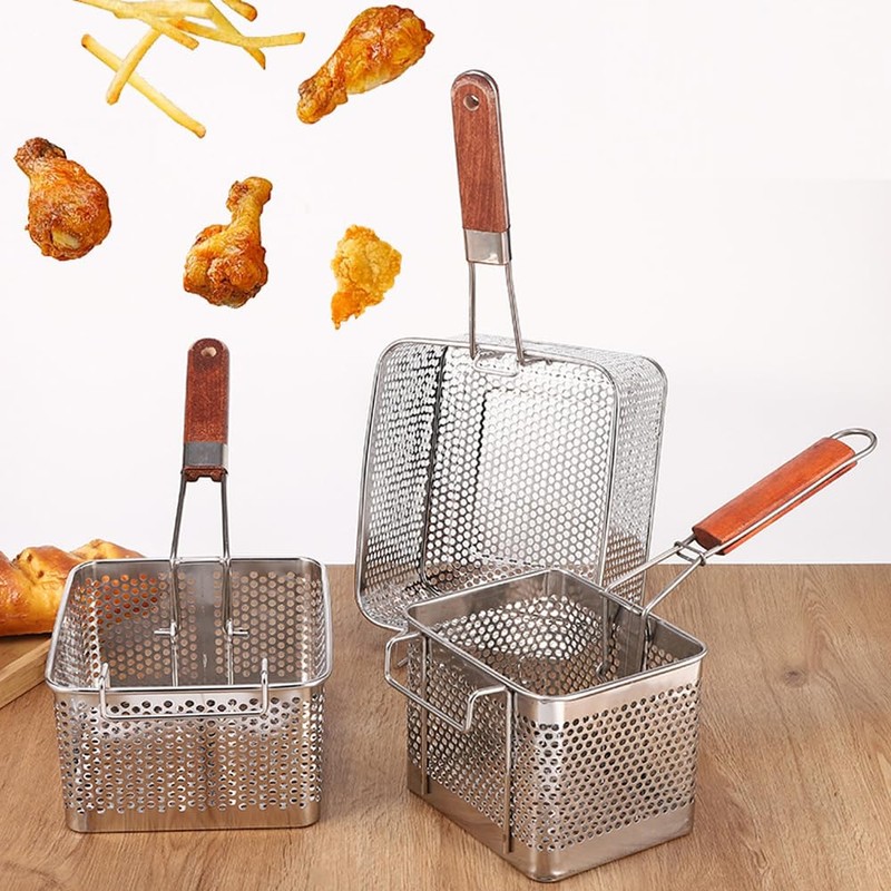 Skingwa Deep Fryer Basket with Handle (#3: 20 x 22.5