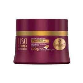 Haskell - Linha Liso com Forca - Mascara Disciplinante Cabelos Mais Lisos na Primeira Aplicacao 300 Gr - (Straight with Force Collection - First Use Disciplinary Mask Straightener Net 10.58 Oz)