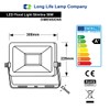 Energy Saving 50w LED Outdoor Floodlight Cool White IP Rated