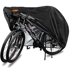Amazing Fair Waterproof Bike Cover - Fits 1, 2, or 3 Bikes, Durable Nylon Fabric, UV Resistant & Dustproof, Outdoor Storage