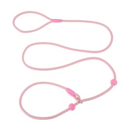 RENEWREVITAL Slip Leads for Dogs, 5FT No-Pull Dog Leash with Comfortable Rope Design, Heavy Duty Training Lead for Small Medium Dogs, Pink