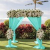 LINXTAR Wedding Arch Draping Fabric 2 Panels 30'' x 18FT