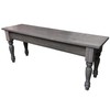 Ezekiel and Stearns Driftwood Grey English Farmhouse Bench (48)