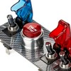 Jtron DC12V Flip-Up Ignition Switch Panel,5 in 1 Car Engine