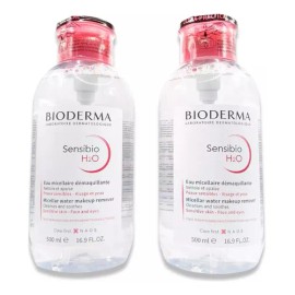Bioderma Sensibio H2o Bomba Inversa, 500 Ml Pack De 2