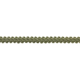 1/2" (1cm) Basic Solid Collection French Gimp Braid Trim # FGS, Sage Green #L83 (Medium Moss Green) 10 Yards (30 ft/9.5m)