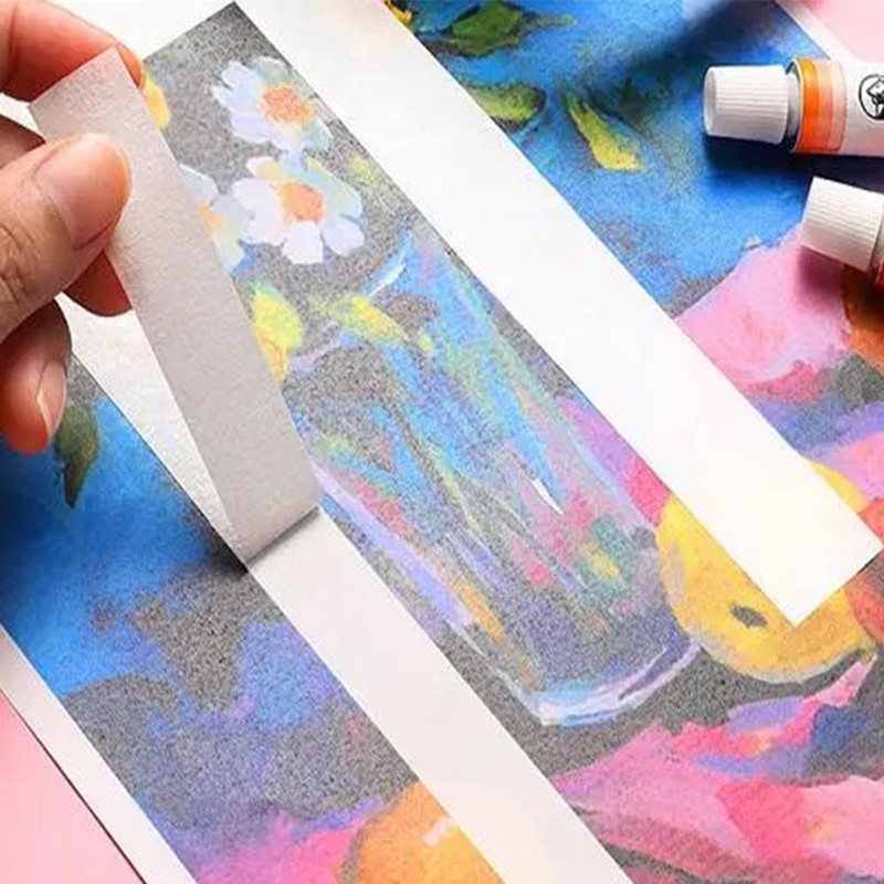 XUTONG Masking Tape Decorative Writable White Painters Tape,White Painters Tape