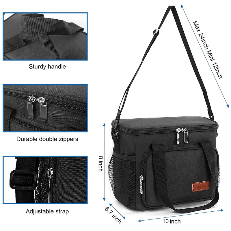 Femuar Reusable Lunch Box for Men/Women - Insulated Lunch Bag