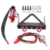 Metal Front Bumper with Winch Set Remote Control Accessory Fit