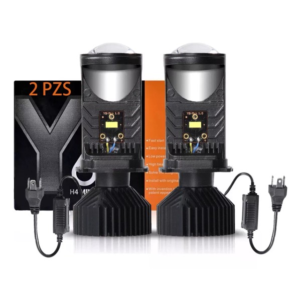 PUNKZZ H4 Faros Proyector Alto Y Bajo De La Lupa
