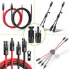 LEPITERY 40PCS MC4 Solar Panel Connectors, MC4 Male/Female 1000V Solar