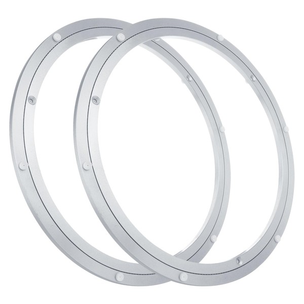 Acrux7 2 Pack 14 Inch Lazy Susan Hardware, Aluminum Bearing