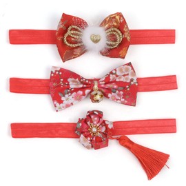 bianhuan Hair Band Headband to then you Banko Violinist Baby Kids Newborn Baby Kids Hair Accessories Flower To Band Flower Baby Gifts Birthday You 宮参ri