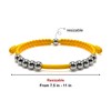 LAMIBEE Golf Stainless Steel 10 Beads Score Counter Bracelet, Golf