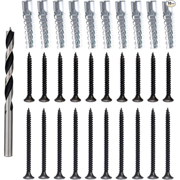 NoBrand Screw Door Security Hardware Reinforcement Jamb Repair Kit -
