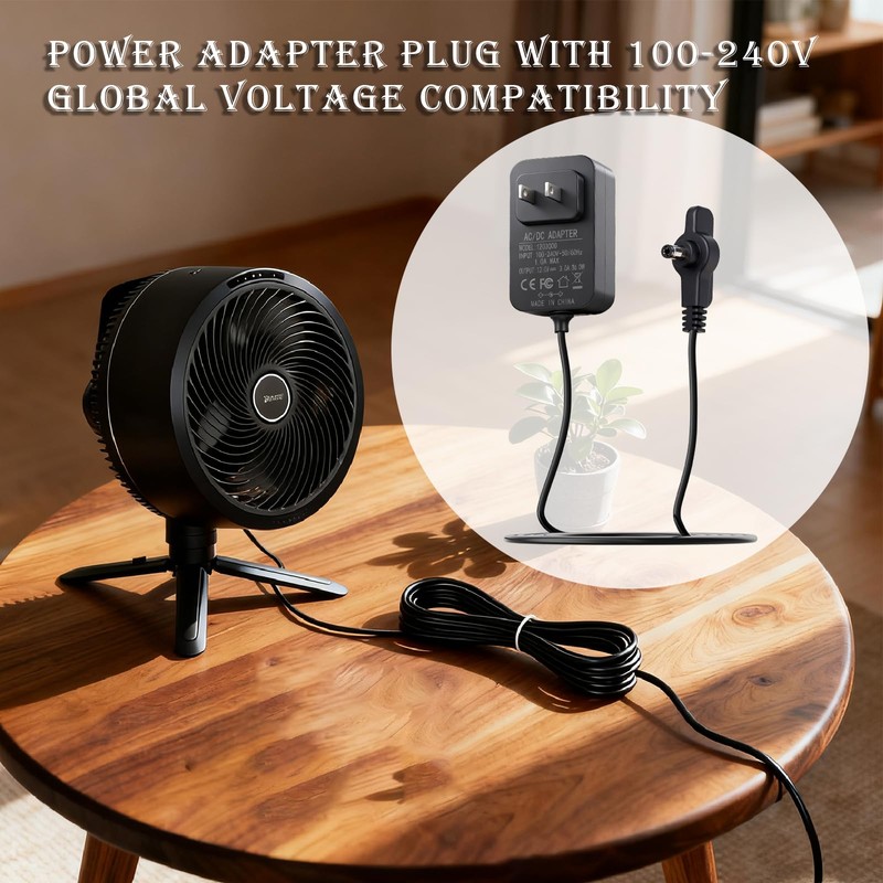 Sigely 12V Charger Fit for Shark FlexBreeze Outdoor Fan