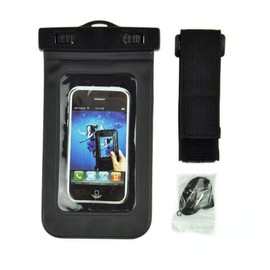 DFV Mobile – Bracelet Universal Protective Beach Case 30 m Underwater Waterproof Bag for = > Panasonic ELUGA DL1, Black