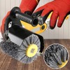Shineboc Abrasive Nylon Wire Drawing Wheel Drum Brushes, 120 Grit