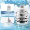 4 Pack Water Float Valve,304 Stainless Steel Automatic Water Float