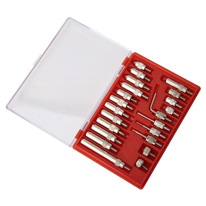 22pcs Stainless Steel Test Indicator Contact 0.01mm Precision Dial Indicator